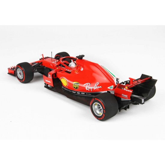 Macheta auto Ferrari F1 SF71H N5 Winner Belgia SPA GP 2018 Sebastien Vettel, LE 299 pcs, 1:18 BBR