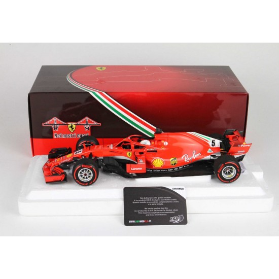 Macheta auto Ferrari F1 SF71H N5 Winner Belgia SPA GP 2018 Sebastien Vettel, LE 299 pcs, 1:18 BBR