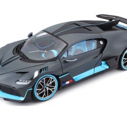 Macheta auto Bugatti Divo albastru/gri 2018, 1:18 Bburago
