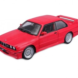 Macheta auto BMW E30 M3 seria 3 M3 1988 red, 1:24 BBurago