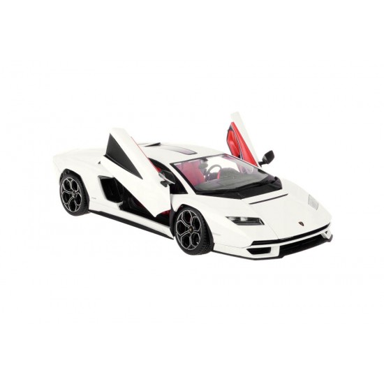Macheta auto Lamborghini Countach LP 800-4 white 2021, 1:24 Bburago