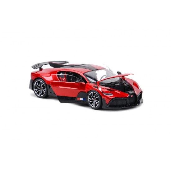 Macheta auto Bugatti Divo rosu 2018, 1:18 Bburago
