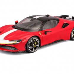 Macheta auto Ferrari SF90 Stradale Hybrid 1000hp Assetto Fiorano 2019, 1:18 Bburago Signature