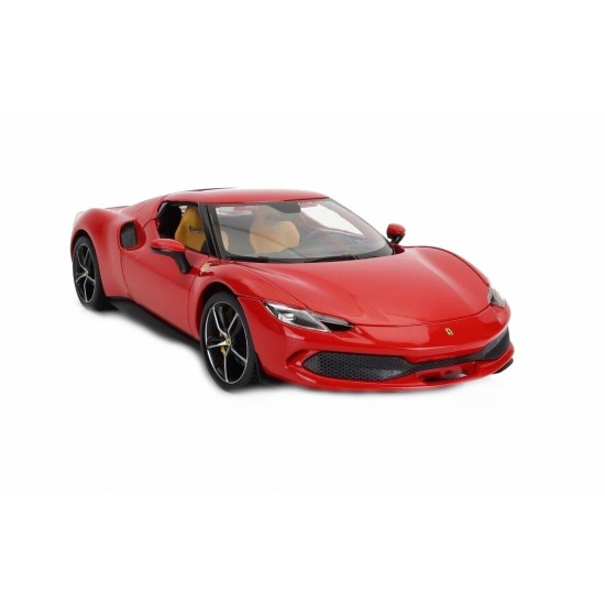 Macheta auto Ferrari 296 GTB Hybrid 1000hp red 2019, 1:18 Bburago
