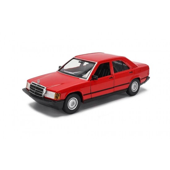 Macheta auto Mercedes-Benz 190E red 1984, 1:24 Bburago