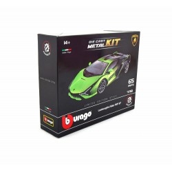 Macheta auto Lamborghini Sian KIT FKP 63 Hybrid green 2020, 1:18 Bburago