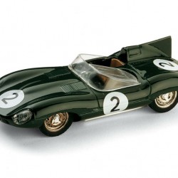 Macheta auto Jaguar D Type Bipost Le Mans 1956 #2 , 1:43 Brumm
