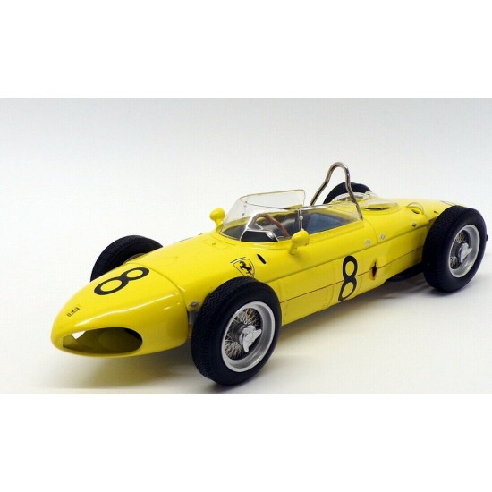Macheta auto Ferrari Dino 156 Sharknose - #8 O.Gendebien 1961, 1:18 CMR
