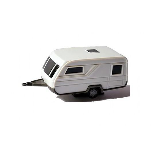 Macheta auto Rulota Camping Trailer Caravan Multipurpose 1990, 1:43 Cararama