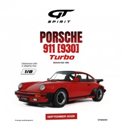PRECOMANDA : Macheta auto Porsche 911 [930] Turbo 3.3, Indian Red, 1989, GTS802301, 1:8, GT Spirit