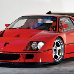 Macheta auto Ferrari F40 LM rosu 1994, 1:8 GT Spirit