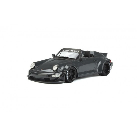 Macheta auto Porsche RWB Body-Kit Yabai - Grigio Telesto gri, 1:18 GT Spirit