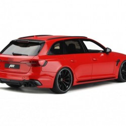 Macheta auto Audi RS4-S (B9) ABT Avant rosu 2020, 1:18 GT Spirit