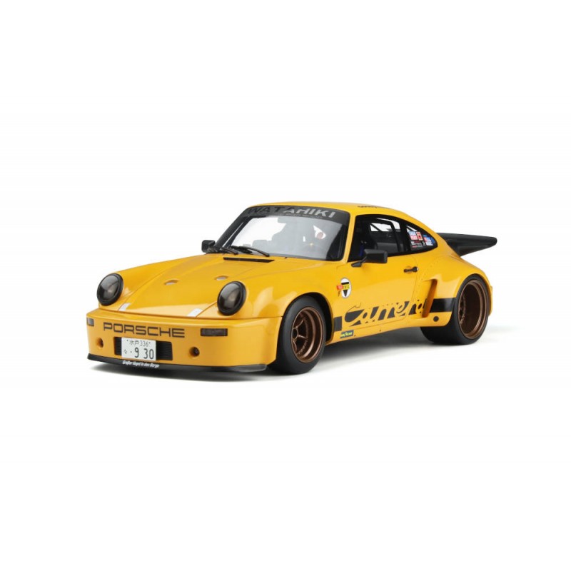 PRECOMANDA: Macheta auto Porsche 911 RSR Hommage Yamanouchi-san galben GT394, 1:18 GT Spirit