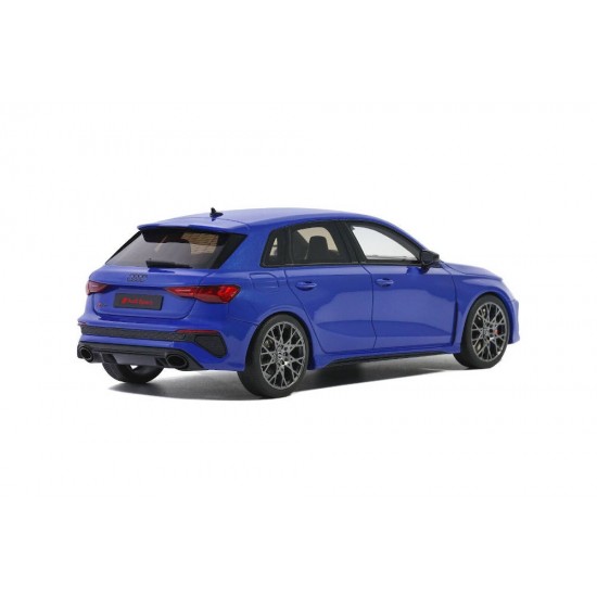 Macheta auto Audi RS3 Sportback Performance Edition blue 2022 GT884, 1:18 GT Spirit