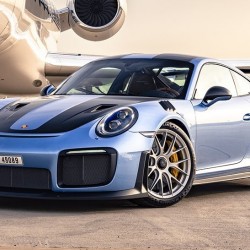 Macheta auto Porsche 911 (991.2) GT2 RS 2021 blue GT429, 1:18 GT Spirit