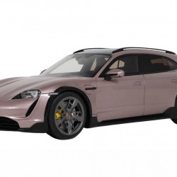 PRECOMANDA: Macheta auto Porsche Taycan Turbo S Cross Turismo Pink GT440 2022, 1:18 GT Spirit
