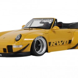 PRECOMANDA: Macheta auto Porsche RWB Bodykit Nohra Yellow GT450 2023, 1:18 GT Spirit