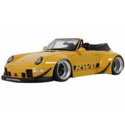 Macheta auto Porsche RWB Bodykit Nohra Yellow GT450 2023, 1:18 GT Spirit