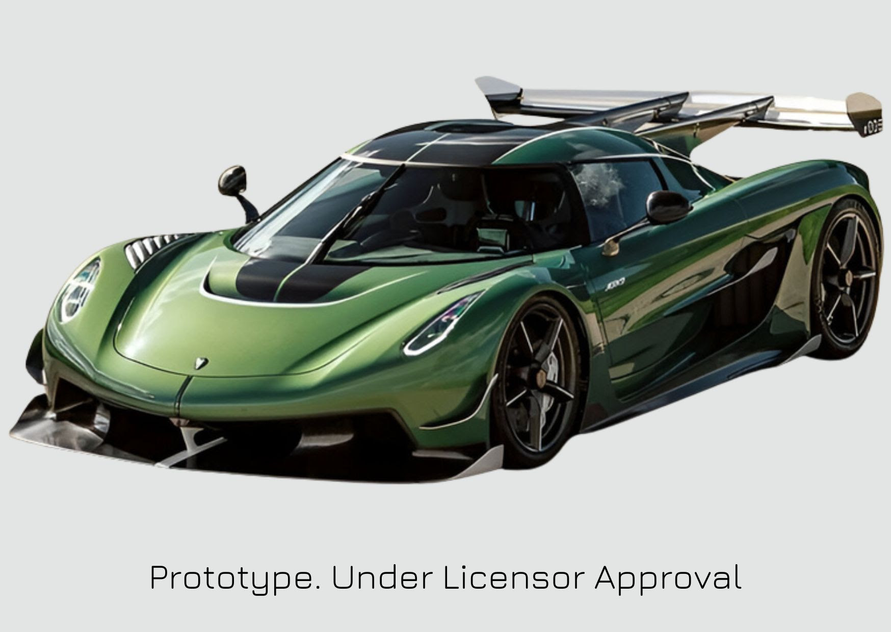 Macheta auto Koenigsegg Jesko green 2024 GT927, 1:18 GT Spirit