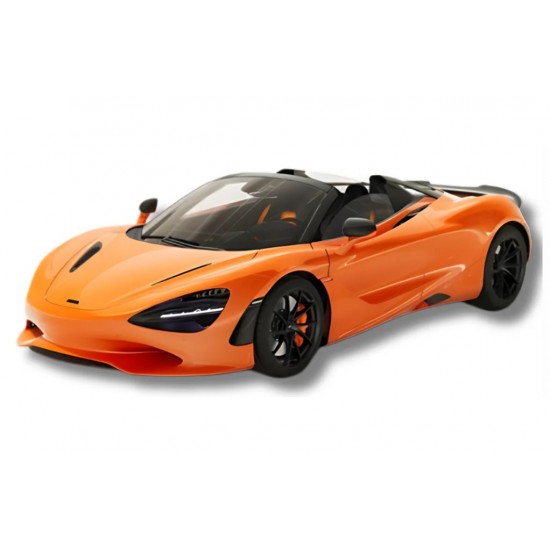 Macheta auto McLaren 750S Spider, Portocaliu, 2024, GT488, 1:18,GT Spirit