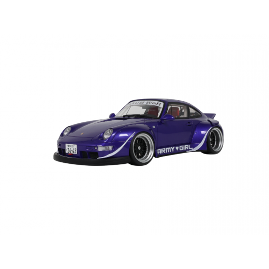 Macheta auto RWB Army Girl, Purple, 2015, 1:18, GT562, GT Spirit