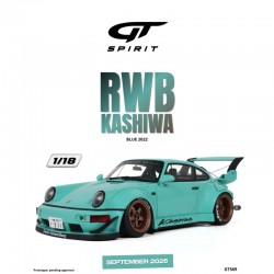 PRECOMANDA : Macheta auto RWB Kashiwa, Blue, 2022, GT569, 1:18, GT Spirit