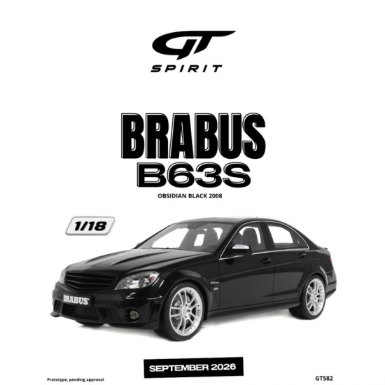 PRECOMANDA : Macheta auto Brabus B63S, Obsidian Black, 2008, GT582, 1:18, GT Spirit