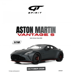 PRECOMANDA : Macheta auto Aston Martin Vantage S, Satin Xenon Grey, 2026, GT1017, 1:18, GT Spirit