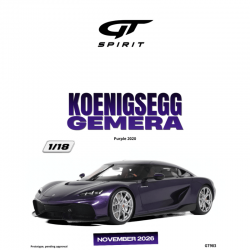 PRECOMANDA : MMacheta auto Koenigsegg Gemera, Purple, 2020, GT983, 1:18, GT Spirit