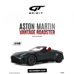 PRECOMANDA : Macheta auto Aston Martin Vantage Roadster, Xenon Grey, 2025, GT623, 1:18, GT Spirit