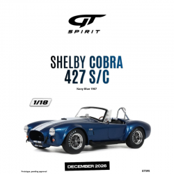 PRECOMANDA : Macheta auto Shelby Cobra 427 S/C, Navy Blue, 1967, GT595, 1:18, GT Spirit