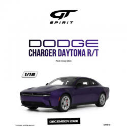 PRECOMANDA : Macheta auto Dodge Charger Daytona R/T, Plum Crazy, 2024, GT1018, 1:18, GT Spirit