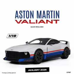 PRECOMANDA : Macheta auto Aston Martin Valiant, Zenith White, 2024, GT987, 1:18, GT Spirit