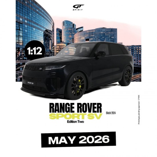 Macheta auto Range Rover Sport SV, Black, 2024, 1:12, GT555, GT Spirit