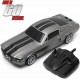 Macheta auto Ford Mustang Shelby GT500 gri RC – radiocomanda, 1:18 Greenlight