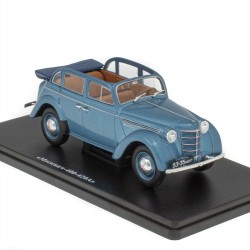 Macheta auto Moskvitch 400-420A decapotabila 1949 albastra, 1:24 Colectia Automobile de Neuitat – World – Hachette