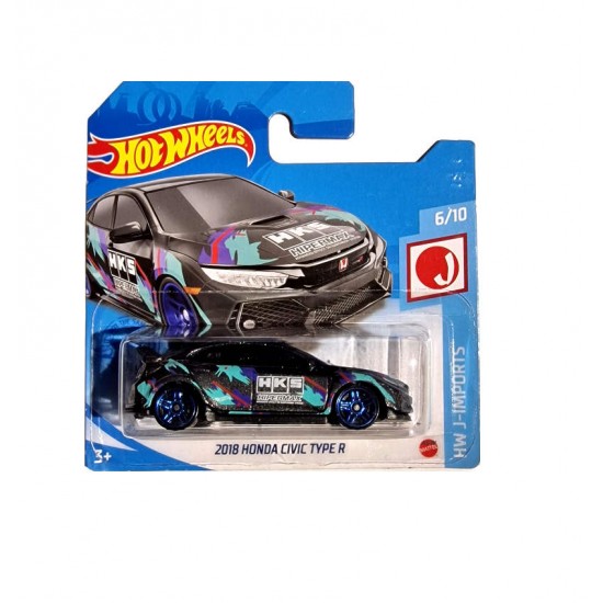 HW Macheta Honda Civic Type R 2018 ML2021 186/250, 1:64 Hot Wheels