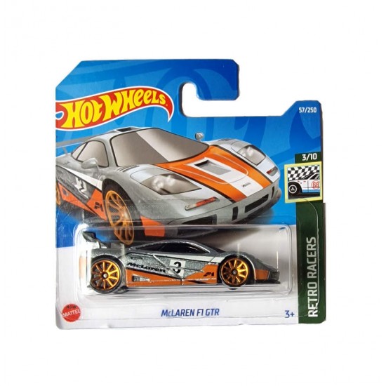 HW Macheta Mclaren F1 GTR 3rd ML2022 57/250, 1:64 Hot Wheels