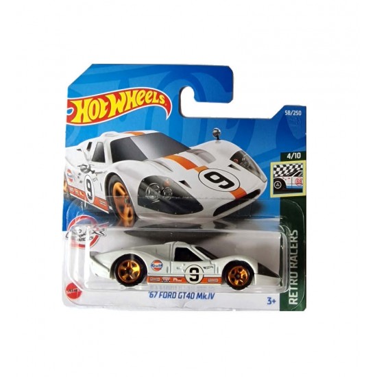 HW Macheta Ford GT40 Mk.IV ‘67 2nd ML2022 58/250, 1:64 Hot Wheels