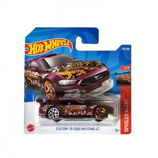 HW Macheta Ford Mustang GT Custom ‘18 ML2022 175/250, 1:64 Hot Wheels
