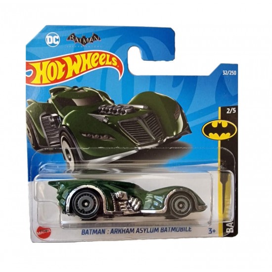 HW Macheta Batman: Arkham Asylum Batmobile ML2022 32/250, 1:64 Hot Wheels