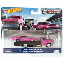 HW Macheta Set Dodge Dart + Horizon Hauler #25, 1:64 Hot Wheels Premium