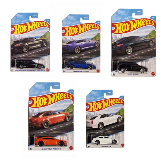 HW Macheta Set 2022 Luxury Sedan Series, 1:64 Hot Wheels