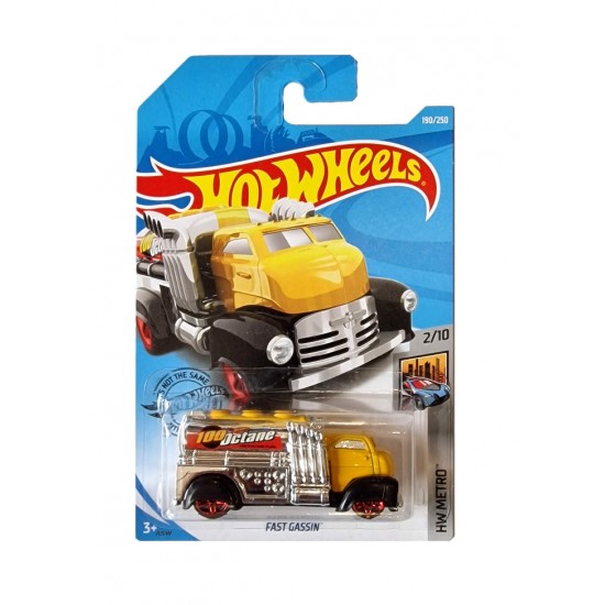 HW Macheta Fast Gassin ML2019US 190/250, 1:64 Hot Wheels