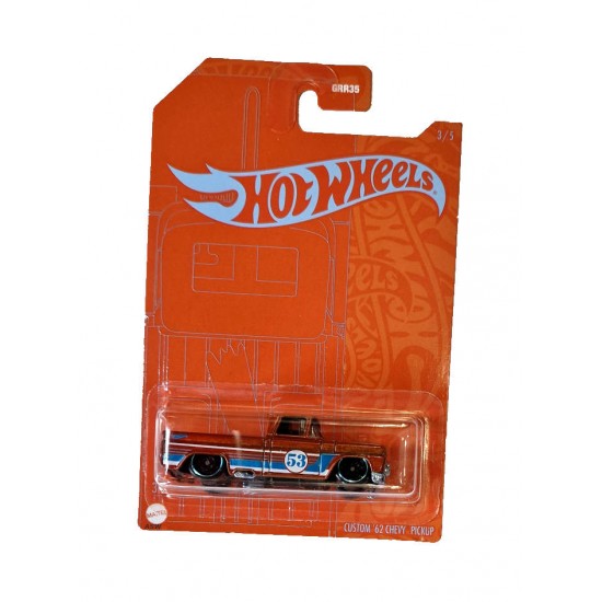 HW Macheta Chevy Pickup Custom ‘62 3/5, 1:64 Hot Wheels
