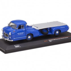 Macheta camion Mercedes-Benz Race Car Transportation, the blue Wunder 1955, 1:43 Ixo