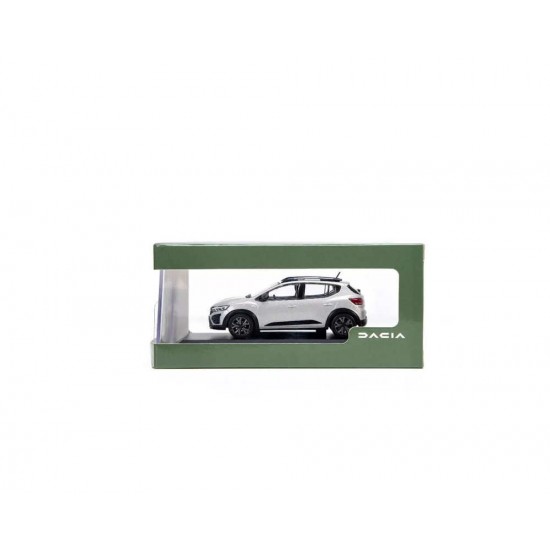 Macheta auto Dacia Sandero Stepway new logo gri 2023, 1:43 Dealer edition