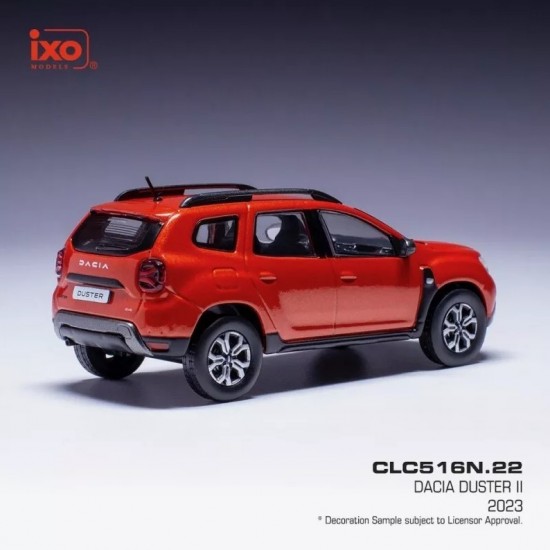 Macheta auto Dacia Duster II 2023, orange, 1:43, Ixo Models