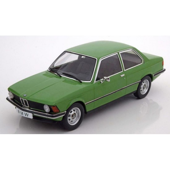 Macheta auto BMW 318i E21 1975 verde LE 1000 pcs, 1:18 KK Scale